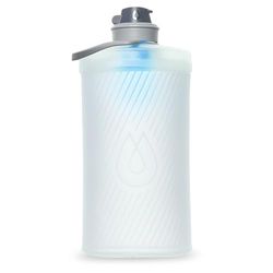 HydraPak FLUX filterset, 1,5 l, opvouwbare wandelwaterfles, BPA-vrij, ultralicht, lekvrije schroefsluiting, transparant