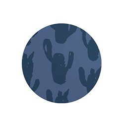 Questo Casa, Round Digital Printed Mouse Pad, Non-Slip Base, for Office and Home, Diameter:22cm