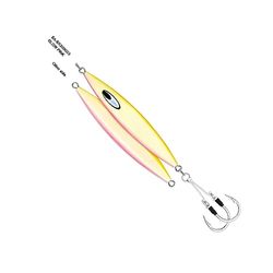 Daiwa Unisex's Jig Saltwater SA-SK110G03 Saltiga SLK MetalJig, 113,4 g, 7/0 Assist Glow, Multi, Taglia unica