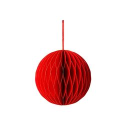 Talking Tables Grande décoration en nid d'abeille rouge pour la fête, Noël, le nouvel an chinois | Décor à suspendre avec bords scintillants | Facile à assembler pour des occasions spéciales