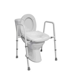 NRS Healthcare M11089 Mowbray Toilet Seat and Frame Free Standing - width adjustable