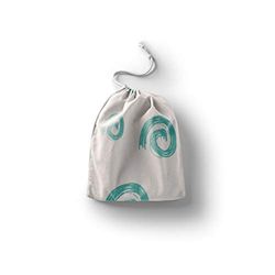 Bonamaison Imprimé Sacs de Coton avec Cordon, Sac D'Épicerie, Sac À Provisions, Réutilisables, Écologique, Pliable, Taille: 20x30 Cm