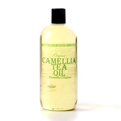 Mystic Moments | Organic Camellia Tea Carrier Oil 1 Litre - Pure & Natural Oil Perfect For Hair, Face, Nails, Aromatherapy, Massage and Oil Dilution Vegan GMO Free
