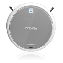 Cecotec Robot Aspirador Conga serie 890. 1000 Pa, 2 en 1 Barre y Aspira, Programable, Bater’a 10,8V, dos Cepillos Laterales, Deposito 300ml, Tecnolog’a OnlySIlence.