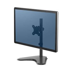 Fellowes Bras porte écran Professional Series, sur pied, à poser; sans pince ni vis, pour écran PC jusqu'à 32" ou 8kg, noir, 8049601