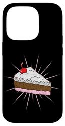 Cake Piece with Cherry Cake Confectionery Case for iPhone 14 Pro