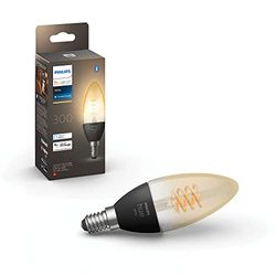 Philips Hue 929002479501 Glödlampa, Svart, Transparent