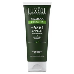 LUXÉOL - Shampoo Crescita Capelli - Forza e Densità - +6561 Capelli In Fase di Crescita* - Clinicamente Testato - 86% di Ingredienti di Origine Naturale - Uomo/Donna - Prodotto In Francia - 200ml