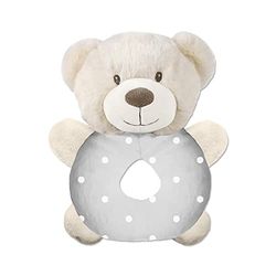 Hochet en peluche pour bébés - Ours gris
