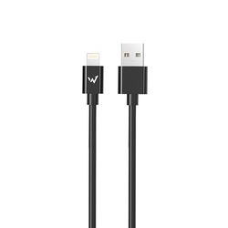 W Wonder Full Power - USB-A till Lightning-kabel - 1 m - svart