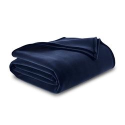 Vellux Cobertores originais, nylon, azul-marinho, cama de solteiro