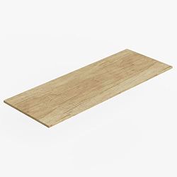 Baikal Encimera de Madera para Baño, en Melamina 16mm. Tablero para Mesa. Varios Acabados y Medidas. Combinable con Cualquier Mueble Modular Encimera de Madera 1,6cm 120 cm Nature