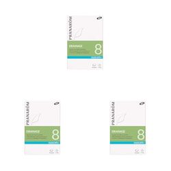 PRANARÔM - Oléocaps 8 - Drainage - Aux Huiles Essentielles Ciblées - Menthe Poivrée, Citron, Gingembre, Cardamome, Mandarine & Genévrier - 100% Naturelle Et Bio - HECT - 30 Capsules Prédosées
