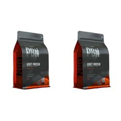 PBN - Premium Body Nutrition Whey Protein 1kg Strawberry, New Improved Flavor (Pack of 2)
