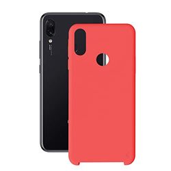 KSIX smart your tech Case for Xiaomi Redmi 7, Semi-Rigid, Red