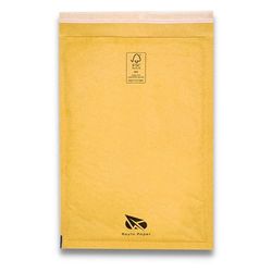 Raylu Paper® - Pack of 10 Padded Kraft Bubble Envelopes with Self Adhesive Closure, Padded Kraft Envelopes for Mailing, Pack of 10 (180 x 260 mm)