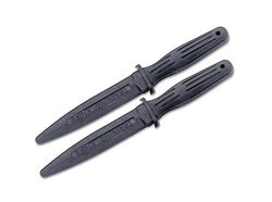 Magnum Vuxna knivar A-F Rubber träningskniv set 15,5 cm, svart, standard