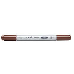 Copic Ciao - Pennarello Grafico con Doppia Punta, 11 g , Marrone (Bruno/Rossastro), 12 x 12 x 150 mm