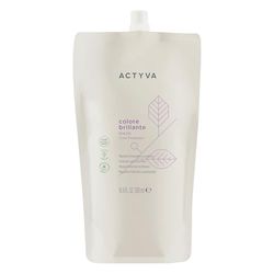 Actyva - Colore Brillante Mask Maschera Protettiva per Capelli Colorati, con Olio di Moringa, effetto districante - 500 ml