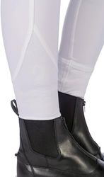 HKM Livigno Sportive-Silicone Full Seat Pantalones, Blanco, 24W para Mujer