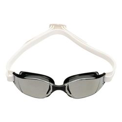 Aquasphere Xceed | Lunettes de natation de compétition, lunette de piscine pour hommes et femmes avec protection UV et joint en silicone, Silver Titanium Miror