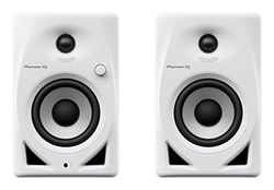 Pioneer DJ DM-40D-W monitorsysteem bedraad, 4 inch luidspreker, wit