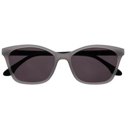 OPULIZE KAT Occhiali da Lettura con Lente da Sole - Montatura a Occhi di Gatto - Grigio - Uomo e Donna - Cerniere a Molla - S59-7 - +1.50