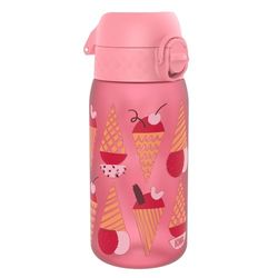 Ion8 Gourde Enfant, 350 ml, Anti-Fuite, Facile à Ouvrir, Verrouillage Sécurisé, Lavable en Lave-Vaisselle, Sans BPA, Poignée de Transport, Facile à Nettoyer, Carbone Neutre, Motif Glace