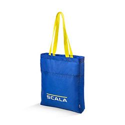Skoda 657087317 - Borsa per la spesa pieghevole, colore: Blu/Giallo