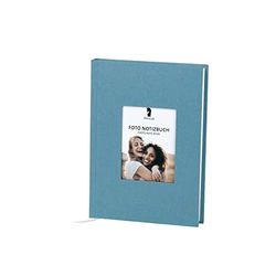 Rössler Papier 18863200151 - Carnet photo, Denim, dotted, DIN A5, 192 pages blanc cassé, relié, 1 pièce