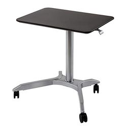 Seville Classics Airlift Sit Stand Mobile Desk - Bureaux (713,7 mm, 497,8 mm, 68,8 cm, 106,4 cm, 15,7 kg)