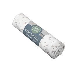 Babycalin Drap Housse Imprimé Nœuds Taupe 70 x 140 cm
