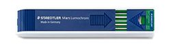 STAEDTLER Mars Lumochrom 204 - Confezione da 12 mine da disegno, 2 mm, colore: Verde