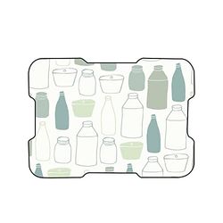 Bonamaison, Digital Printed Mouse Pad, Non-Slip Base, for Office and Home, Size: 22 x 18 cm
