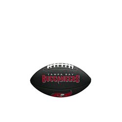 Wilson Mini NFL Team Soft Touch, Ball Unisex-Youth, Black