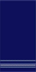 Miracle Home Set di Due Asciugamani Maurya, Realizzato in Portogallo, 70 x 140 cm, 100% Cotone, Blu