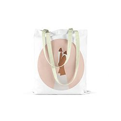 Bonamaison Printed Tote Bag, Reusable Grocery Bag, Shopping Bag, Machine Washable, Foldable, Canvas Cloth Bag with Handles, Size: 34x40 cm