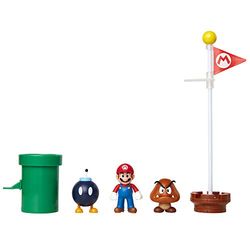 Nintendo Acorns Plains Diorama Set, Includes 5 Pieces,6 cm