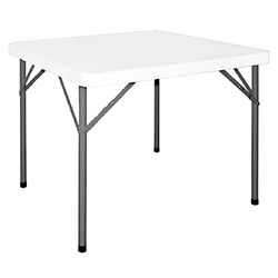 Bolero Y807 tavolo quadrato, pieghevole, 860 mm x 860 mm x 740 mm, bianco