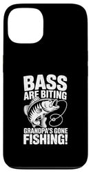 Funny Bass Grandpa Ever Fishing Case for iPhone 13
