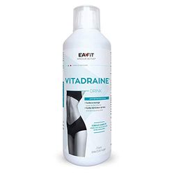 EAFIT MINCEUR - Vitadraine - Draineur - Complement Alimentaire Minceur - Aide à affiner la silhouette - Facilite le drainage - Anti retention d'eau puissant -Programme 21 jours Fruits rouges 500 mL