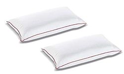 HOGAR24 ES Pack de 2 Almohadas Fiber Soft Doble Funda antiácaros -90CM