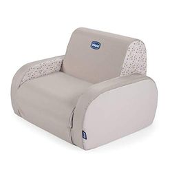 Chicco - Kinderstoel Twist - Omvormbaar tot Ligstoel en Slaapstoel - Comfortabel en Lichtgewicht - Vanaf 12 Maanden - Beige