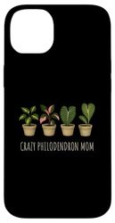 Philodendron Plant - Crazy Philodendron MOM Case for iPhone 14 Plus