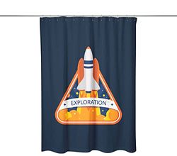 Bonamaison Anti-Mold, Waterproff Shower Curtain (150x200 cm) - Designed and Manufactured in Turkey