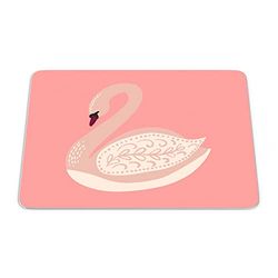 Bonamaison, Tappetino per mouse rettangolare, con stampa digitale, antiscivolo, per ufficio e casa, dimensioni: 22 x 18 cm