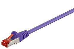 Goobay 94545 CAT 6 cavo patch - rete S/FTP (PiMF) viola - conforme a LSZH CU