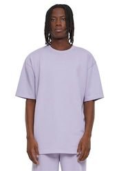 Urban Classics T-shirt för män Light Terry T-shirt Crew dulac 3XL, dustylilac, 3XL