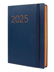 Finocam - Agenda Flexi Lisa 2025 1 Día Página Enero 2025 - Diciembre 2025 (12 meses) Azul Catalán