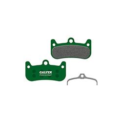 GALFER Formula Cura 4 Pro cykel G1554T bromsbelägg vuxen unisex, grön, en storlek